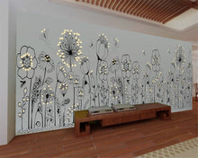 Charger l'image dans la galerie, Décor Fleurs Noir & Blanc