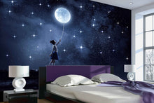 Charger l'image dans la galerie, Décor Jeune Fille et La Lune