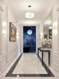 Décor Jeune Fille et La Lune