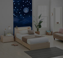 Charger l&#39;image dans la galerie, Décor Nuit de Pleine Lune Etoilée