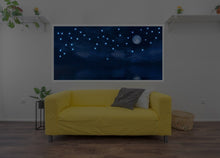 Charger l&#39;image dans la galerie, Décor Nuit de Pleine Lune Etoilée