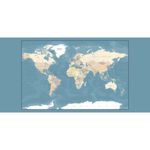 Décor Carte du Monde