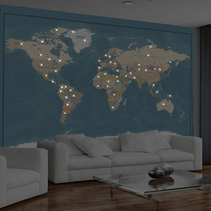 Décor Carte du Monde