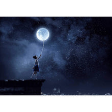 Charger l&#39;image dans la galerie, Décor Jeune Fille et La Lune