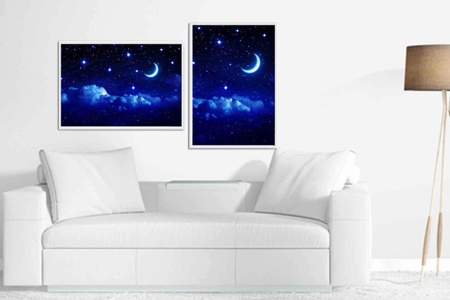 Décor Croissant de Lune Etoilé