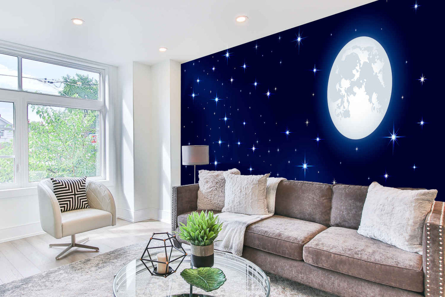 Décor Lune Etoilée