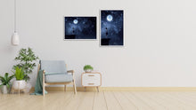 Charger l&#39;image dans la galerie, Décor Jeune Fille et La Lune