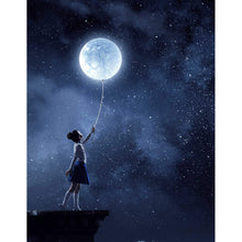 Charger l&#39;image dans la galerie, Décor Jeune Fille et La Lune