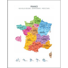 Charger l&#39;image dans la galerie, Décor Carte de France