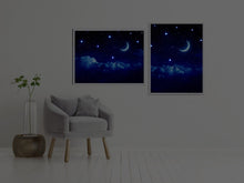 Charger l&#39;image dans la galerie, Décor Croissant de Lune Etoilé