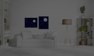Décor Lune Etoilée