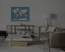 Charger l&#39;image dans la galerie, Décor Carte du Monde