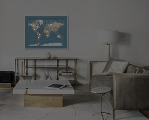 Décor Carte du Monde