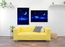Charger l&#39;image dans la galerie, Décor Croissant de Lune Etoilé