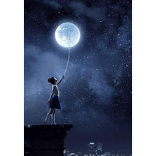 Charger l&#39;image dans la galerie, Décor Jeune Fille et La Lune
