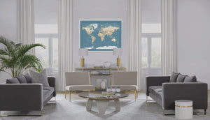 Décor Carte du Monde