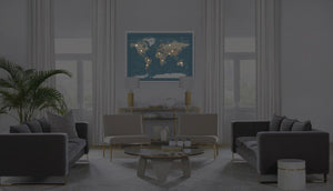 Décor Carte du Monde