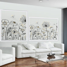 Charger l&#39;image dans la galerie, Décor Fleurs Noir &amp; Blanc